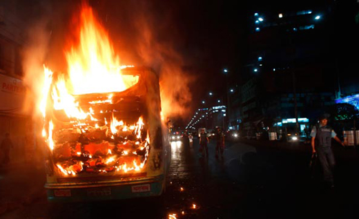 Blore-Hyderabad bus fire